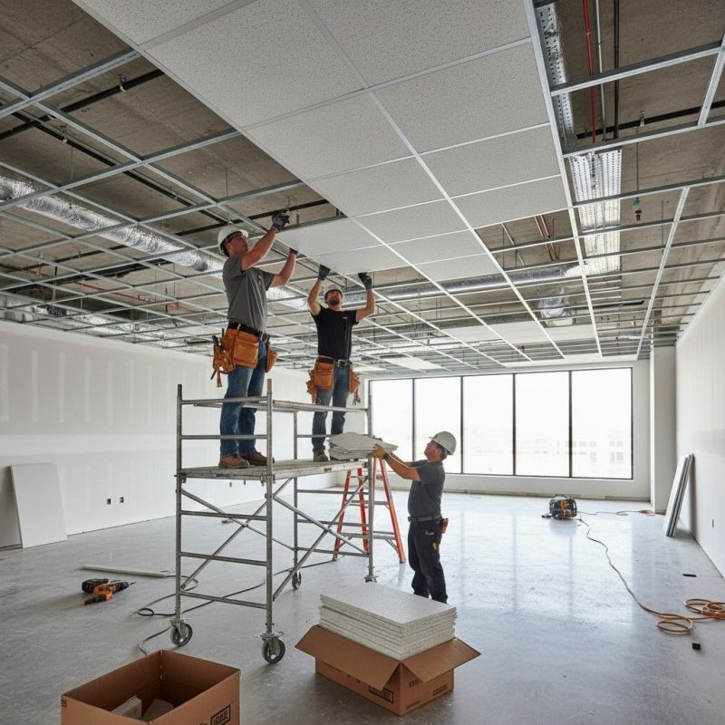 Acoustic Ceiling Installation detail