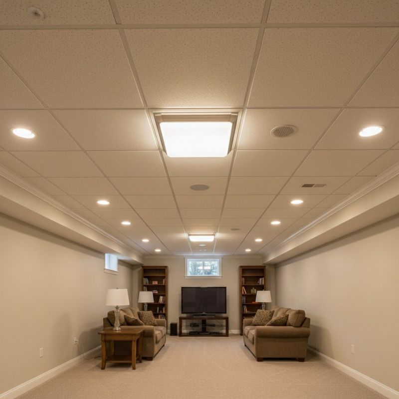 Acoustic Ceiling Installation detail