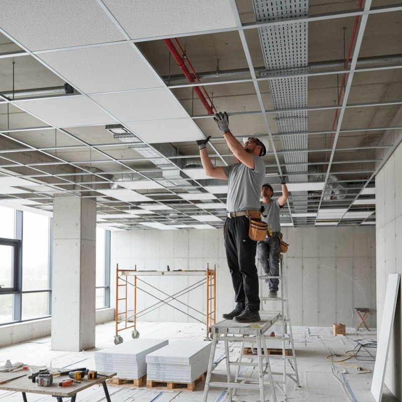 Acoustic Ceiling Installation detail